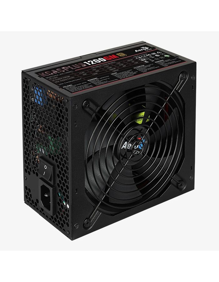 Блок питания AeroCool 1200W KCAS Plus 1200GM
Блок питания AeroCool 1200W KCAS Plus 1200GM