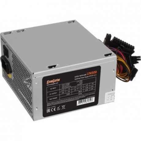 Блок питания ExeGate 500W ATX-UN500 (EX244555RUS-S) Grey
Блок питания ExeGate 500W ATX-UN500 (EX244555RUS-S) Grey
