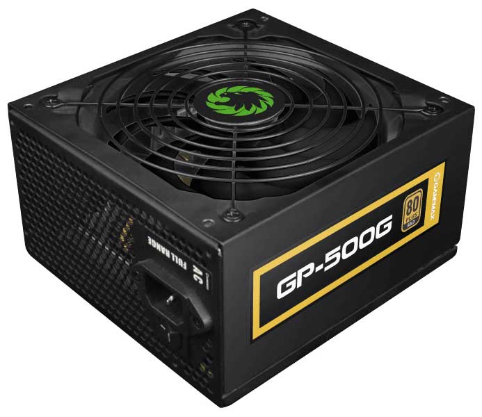 Блок питания GameMax GP-500G 500W
Блок питания GameMax GP-500G 500W