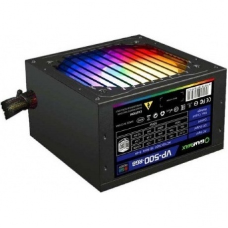Блок питания GameMax VP-500-RGB-MODULAR 500W
Блок питания GameMax VP-500-RGB-MODULAR 500W