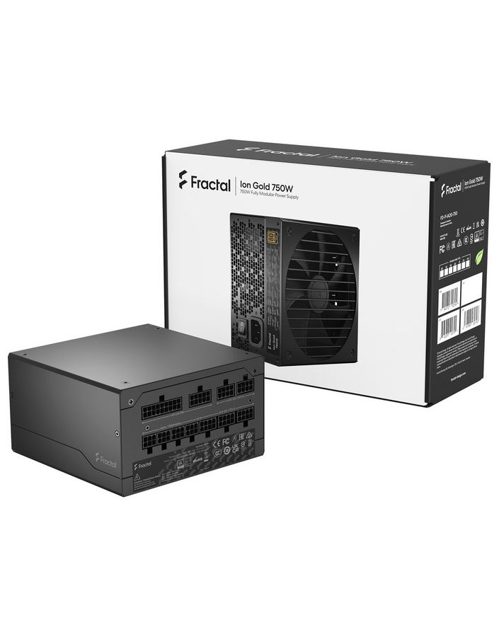 Блок питания Fractal Design ION GOLD 750W (FD-P-IA2G-750)
Блок питания Fractal Design ION GOLD 750W (FD-P-IA2G-750)