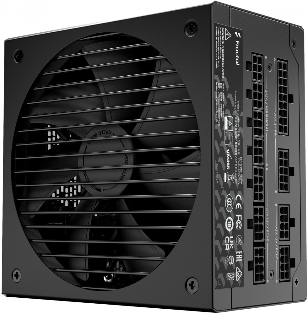 Блок питания Fractal Design ATX 750W (FD-P-IA2G-750-EU)
Блок питания Fractal Design ATX 750W (FD-P-IA2G-750-EU)