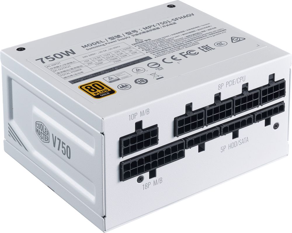 Блок питания Cooler Master V750 SFX Gold White Edition 750W MPY-7501-SFHAGV-WE
Блок питания Cooler Master V750 SFX Gold White Edition 750W MPY-7501-SFHAGV-WE