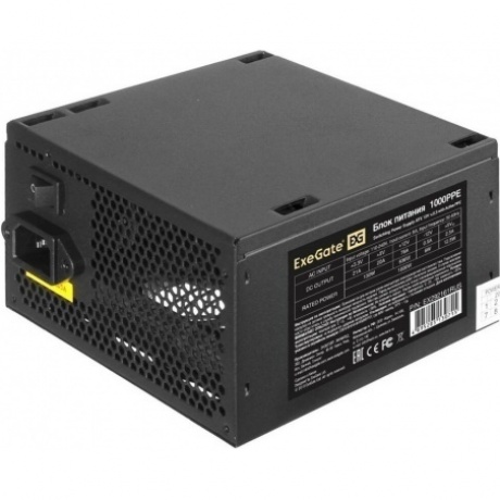 Блок питания ExeGate 1000W 1000PPE (EX292161RUS-PC)
Блок питания ExeGate 1000W 1000PPE (EX292161RUS-PC)