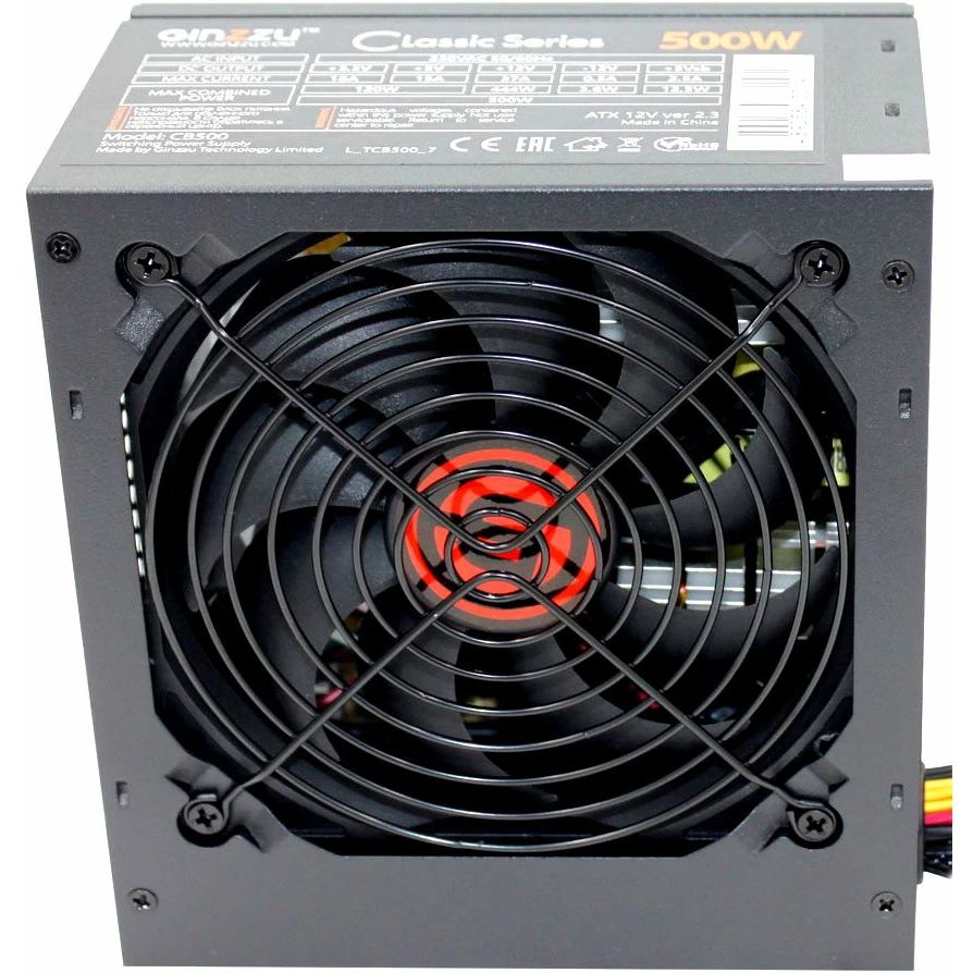 Блок питания Ginzzu CB500 500W
Блок питания Ginzzu CB500 500W