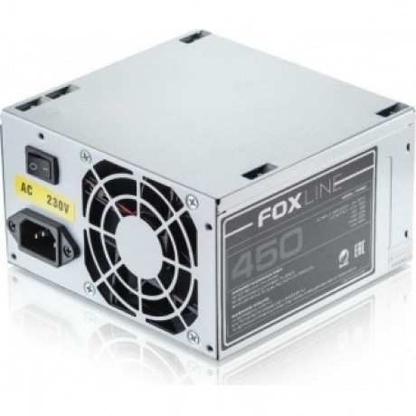 Блок питания Foxline 450W (FZ450)
Блок питания Foxline 450W (FZ450)