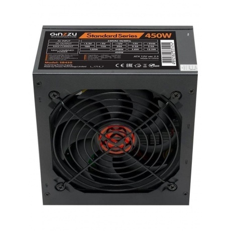 Блок питания Ginzzu SB450 12CM
Блок питания Ginzzu SB450 12CM