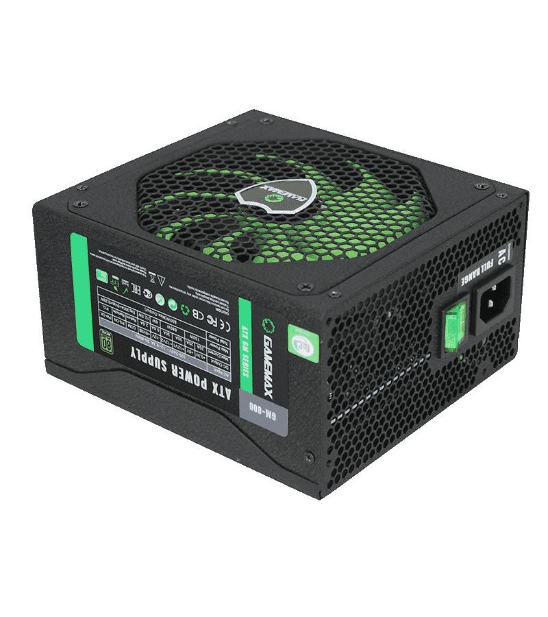 Блок питания GameMax ATX 800W (GM-800)
Блок питания GameMax ATX 800W (GM-800)