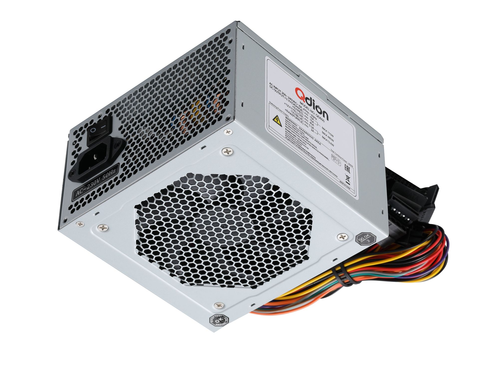 Блок питания FSP 600W QD-600 OEM
Блок питания FSP 600W QD-600 OEM