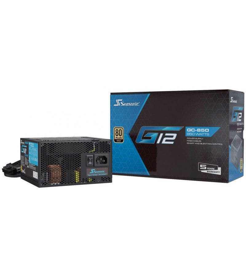 Блок питания Seasonic G12 850 Gold GC-850 850W 80 Plus (A851GCAFH)
Блок питания Seasonic G12 850 Gold GC-850 850W 80 Plus (A851GCAFH)