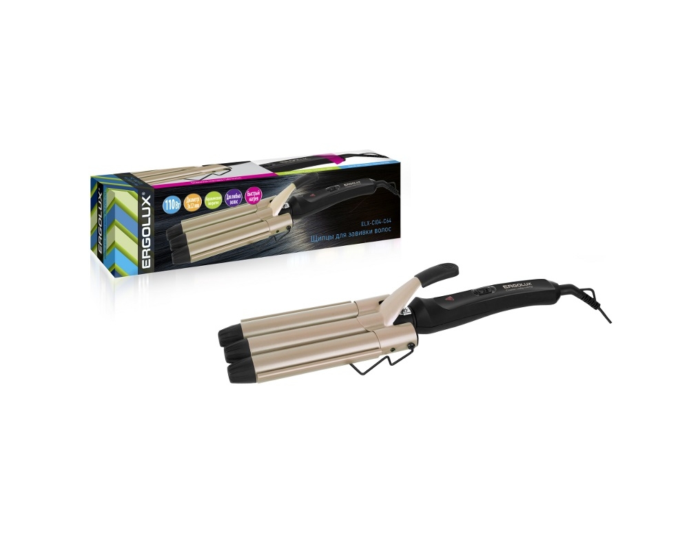 Щипцы для завивки волос Ergolux ELX-CI04-C64 черный/золотой
Щипцы для завивки волос Ergolux ELX-CI04-C64 черный/золотой