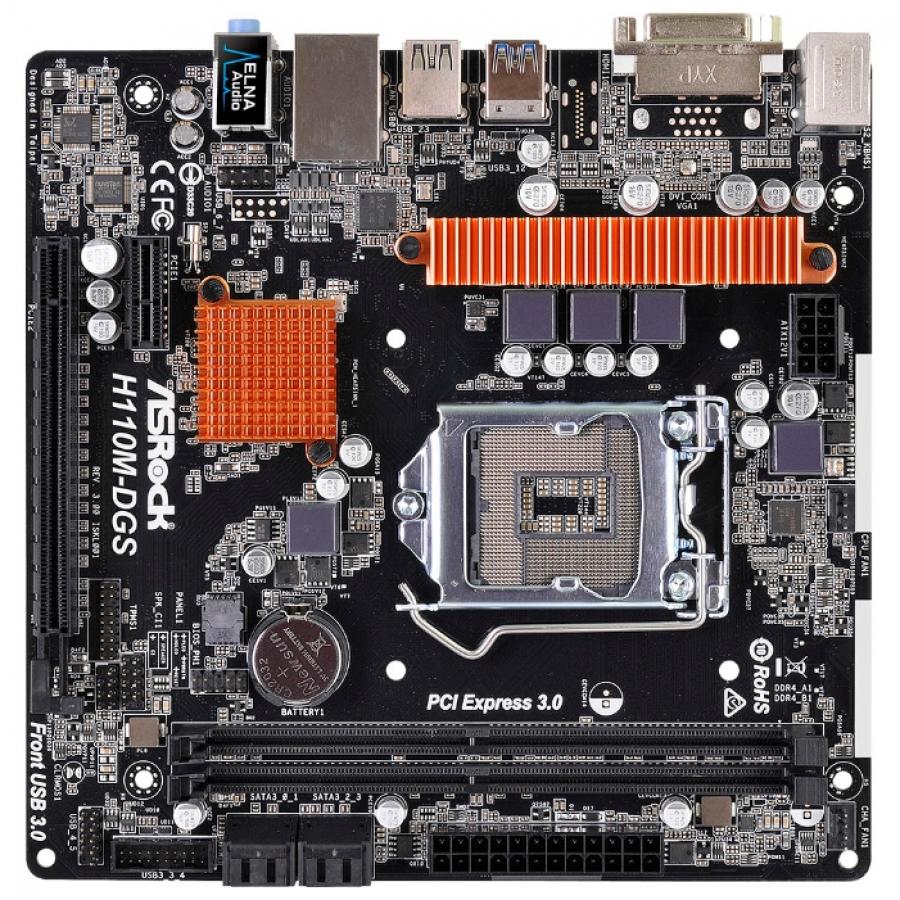 Материнская плата Asrock H110M-DGS R3.0 Socket 1151
Материнская плата Asrock H110M-DGS R3.0 Socket 1151