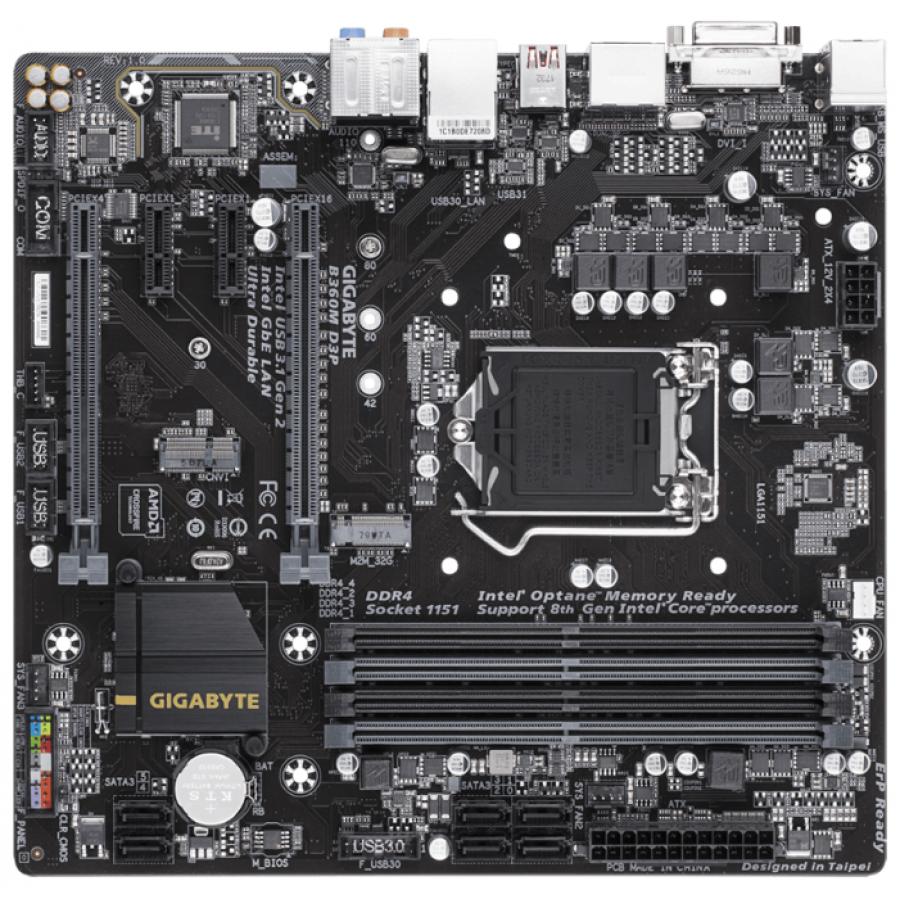 Материнская плата Gigabyte B360M D3P
Материнская плата Gigabyte B360M D3P