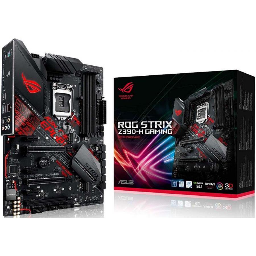 Материнская плата ASUS ROG STRIX Z390-H Gaming
Материнская плата ASUS ROG STRIX Z390-H Gaming