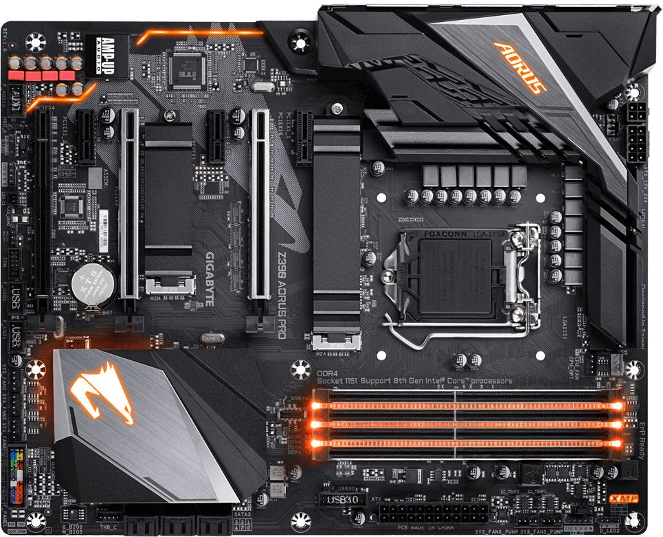 Материнская плата Gigabyte Z390 AORUS PRO
Материнская плата Gigabyte Z390 AORUS PRO
