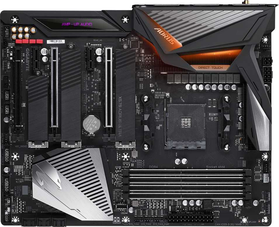 Материнская плата Gigabyte X570 AORUS ULTRA
Материнская плата Gigabyte X570 AORUS ULTRA