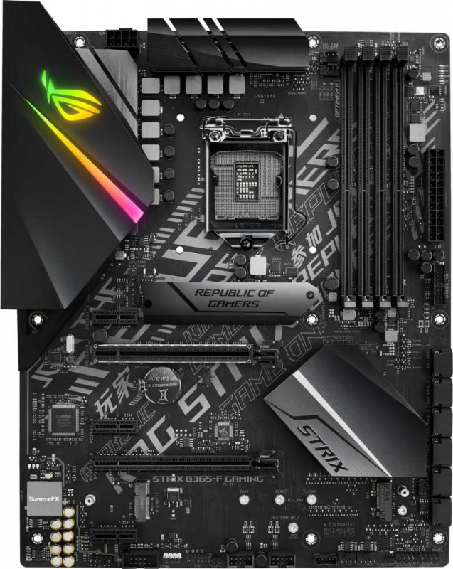 Материнская плата Asus ROG STRIX B365-F GAMING
Материнская плата Asus ROG STRIX B365-F GAMING