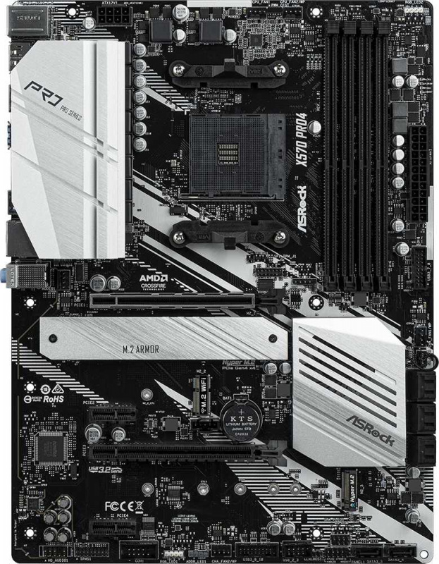 Материнская плата Asrock X570 PRO4 Socket AM4
Материнская плата Asrock X570 PRO4 Socket AM4