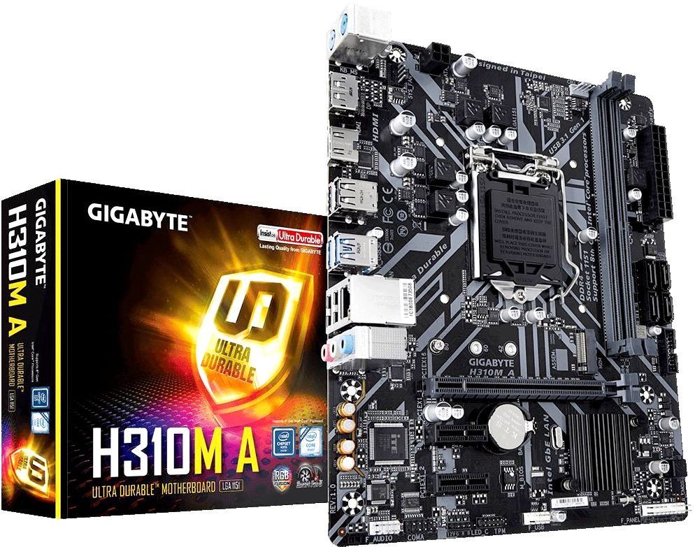 Материнская плата Gigabyte H310M A 2.0
Материнская плата Gigabyte H310M A 2.0
