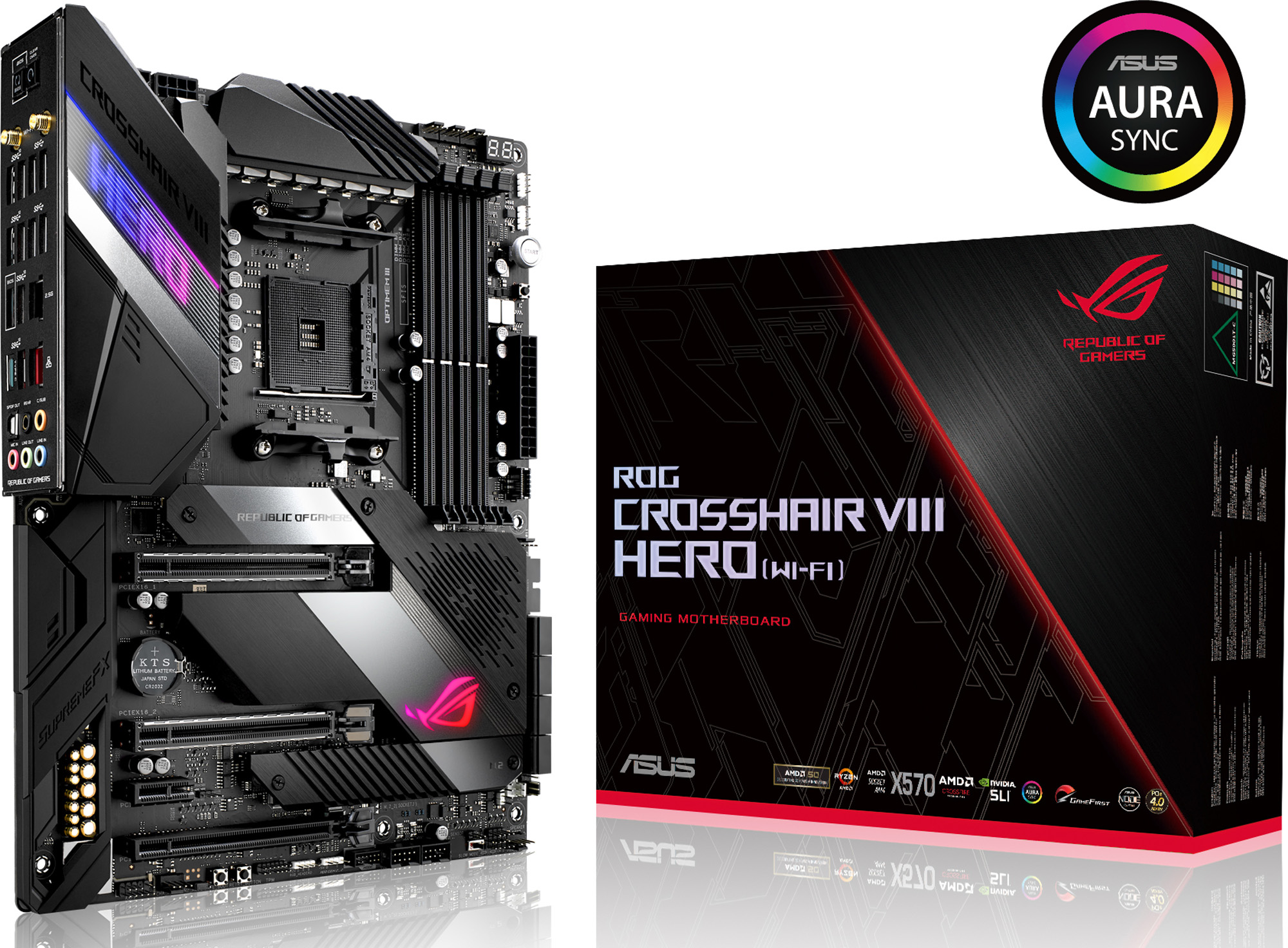 Материнская плата Asus ROG CROSSHAIR VIII HERO(WI-FI) Socket AM4
Материнская плата Asus ROG CROSSHAIR VIII HERO(WI-FI) Socket AM4