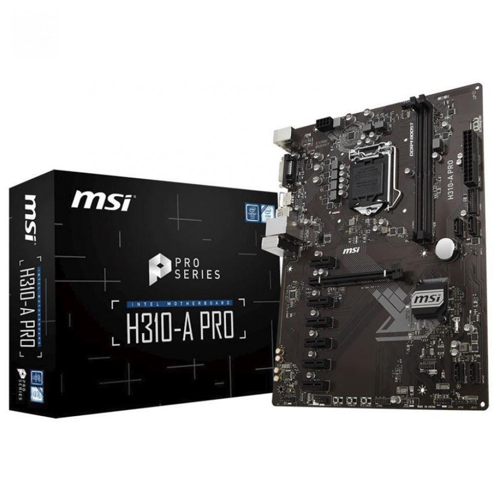 Материнская плата MSI H310-A PRO
Материнская плата MSI H310-A PRO