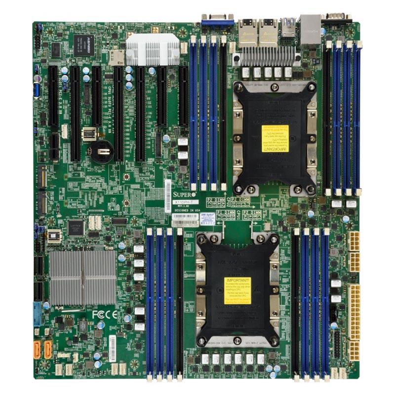 Материнская плата Supermicro MBD-X11DPH-I-O Socket 3647
Материнская плата Supermicro MBD-X11DPH-I-O Socket 3647