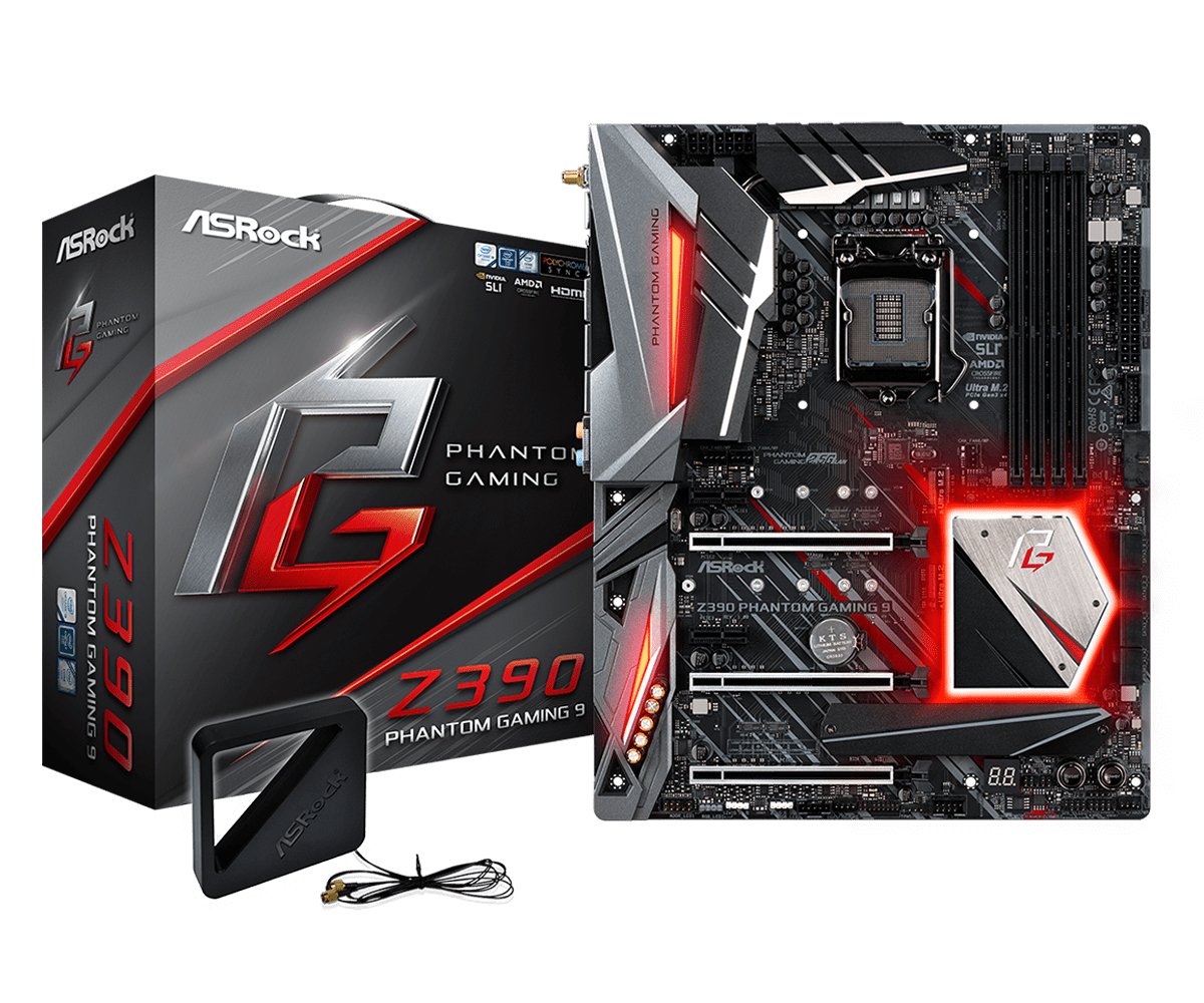 Материнская плата Asrock Z390 Phantom Gaming 9
Материнская плата Asrock Z390 Phantom Gaming 9