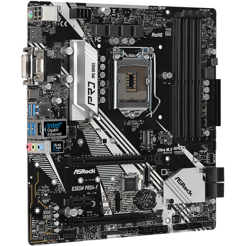 Материнская плата Asrock B365M PRO4-F Socket LGA1151 v2
Материнская плата Asrock B365M PRO4-F Socket LGA1151 v2