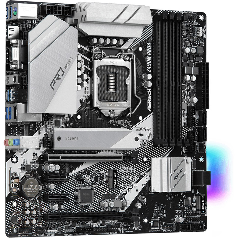 Материнская плата Asrock Z490M PRO4
Материнская плата Asrock Z490M PRO4