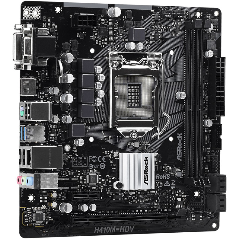 Материнская плата Asrock MATX H410M-HDV
Материнская плата Asrock MATX H410M-HDV