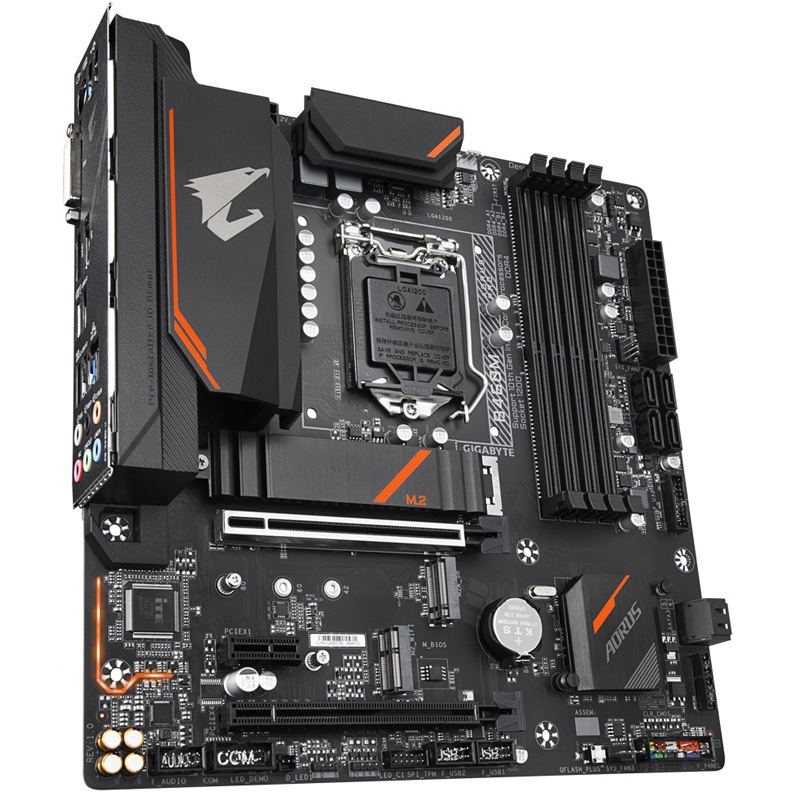 Материнская плата Gigabyte B460M AORUS PRO Socket LGA1200
Материнская плата Gigabyte B460M AORUS PRO Socket LGA1200