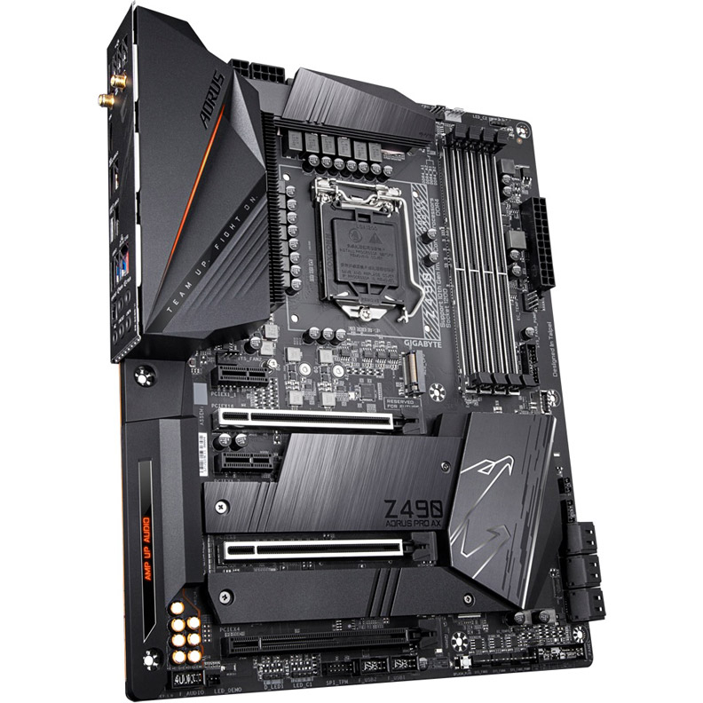 Материнская плата Gigabyte Z490 AORUS PRO AX Socket LGA1200
Материнская плата Gigabyte Z490 AORUS PRO AX Socket LGA1200