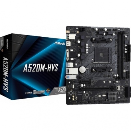Материнская плата Asrock A520M-HVS
Материнская плата Asrock A520M-HVS