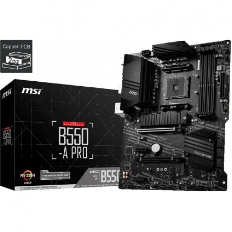 Материнская плата MSI B550-A PRO
Материнская плата MSI B550-A PRO