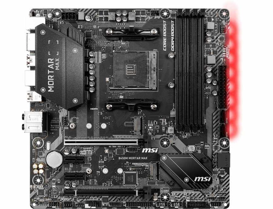 Материнская плата MSI B450M MORTAR MAX
Материнская плата MSI B450M MORTAR MAX