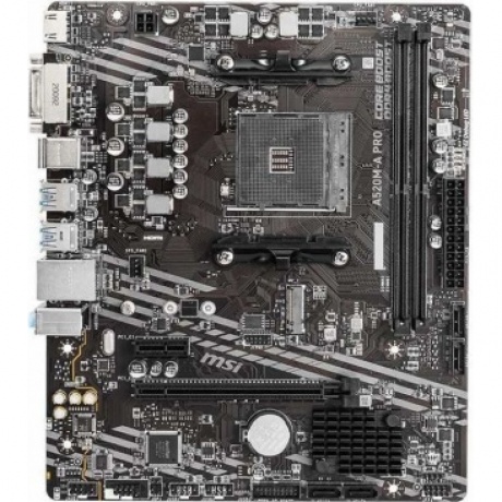 Материнская плата MSI A520M-A PRO Socket AM4
Материнская плата MSI A520M-A PRO Socket AM4