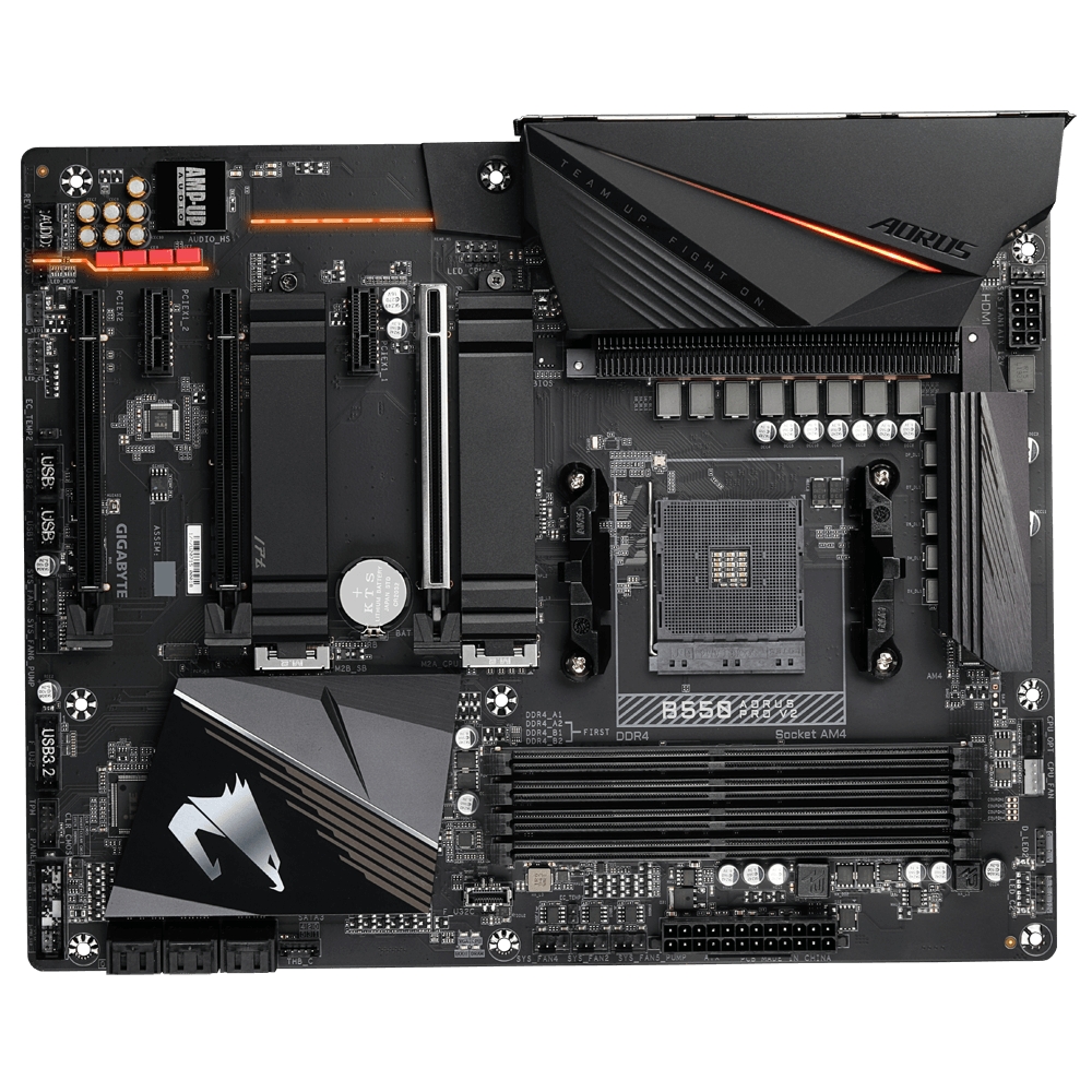 Материнская плата Gigabyte B550 AORUS PRO V2 Socket AM4
Материнская плата Gigabyte B550 AORUS PRO V2 Socket AM4