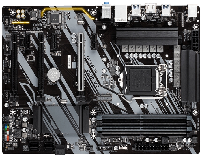 Материнская плата Gigabyte Z390 UD V1.1 Socket LGA1151 v2
Материнская плата Gigabyte Z390 UD V1.1 Socket LGA1151 v2
