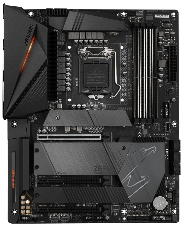 Материнская плата Gigabyte Z590 AORUS PRO AX Socket LGA1200
Материнская плата Gigabyte Z590 AORUS PRO AX Socket LGA1200