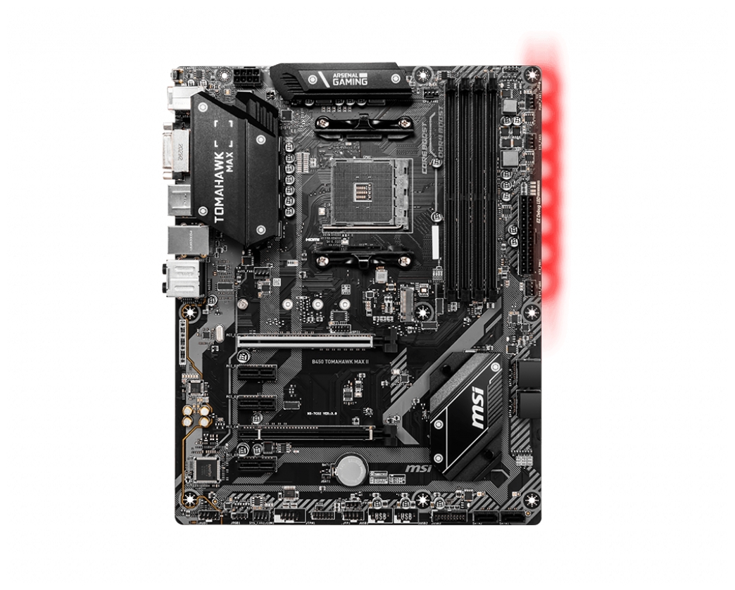 Материнская плата MSI B450 TOMAHAWK MAX II Socket AM4
Материнская плата MSI B450 TOMAHAWK MAX II Socket AM4