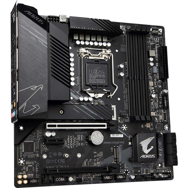 Материнская плата Gigabyte B560M AORUS PRO Socket LGA1200
Материнская плата Gigabyte B560M AORUS PRO Socket LGA1200