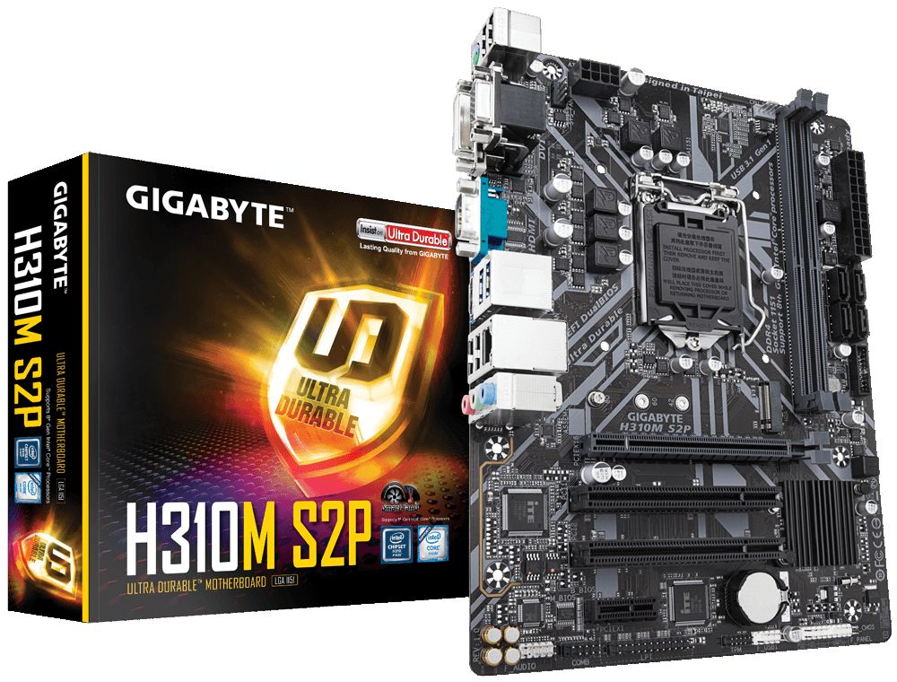 Материнская плата Gigabyte H310M S2P 1.1 Socket LGA1151
Материнская плата Gigabyte H310M S2P 1.1 Socket LGA1151