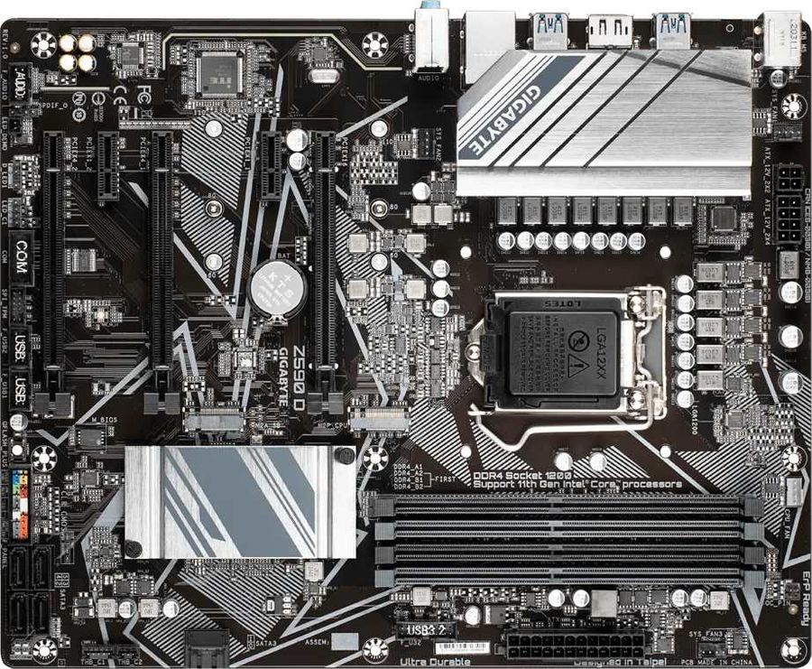 Материнская плата Gigabyte Z590 D Socket LGA1200ATX
Материнская плата Gigabyte Z590 D Socket LGA1200ATX