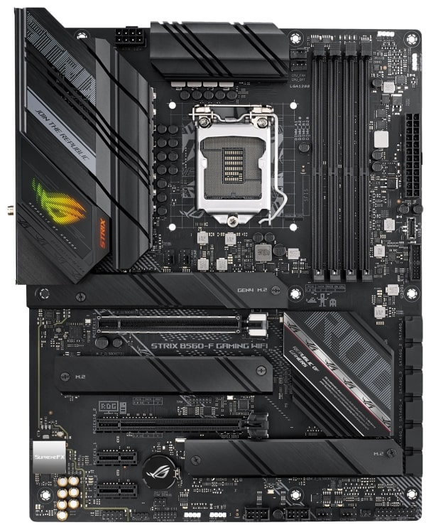 Материнская плата Asus ROG Strix B560-F Gaming WiFi Socket 1200
Материнская плата Asus ROG Strix B560-F Gaming WiFi Socket 1200