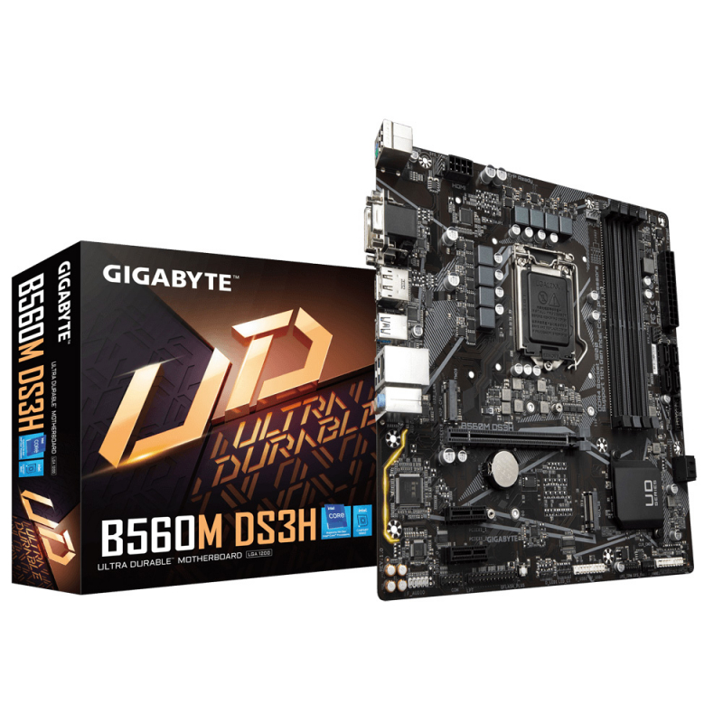 Материнская плата Gigabyte B560M DS3H Socket LGA1200
Материнская плата Gigabyte B560M DS3H Socket LGA1200