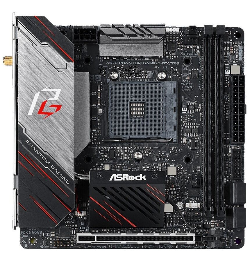 Материнская плата Asrock X570 PHANTOM GAMING-ITX/TB3 BOX
Материнская плата Asrock X570 PHANTOM GAMING-ITX/TB3 BOX