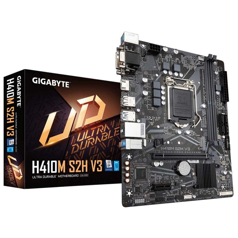 Материнская плата Gigabyte H410M S2H V3
Материнская плата Gigabyte H410M S2H V3