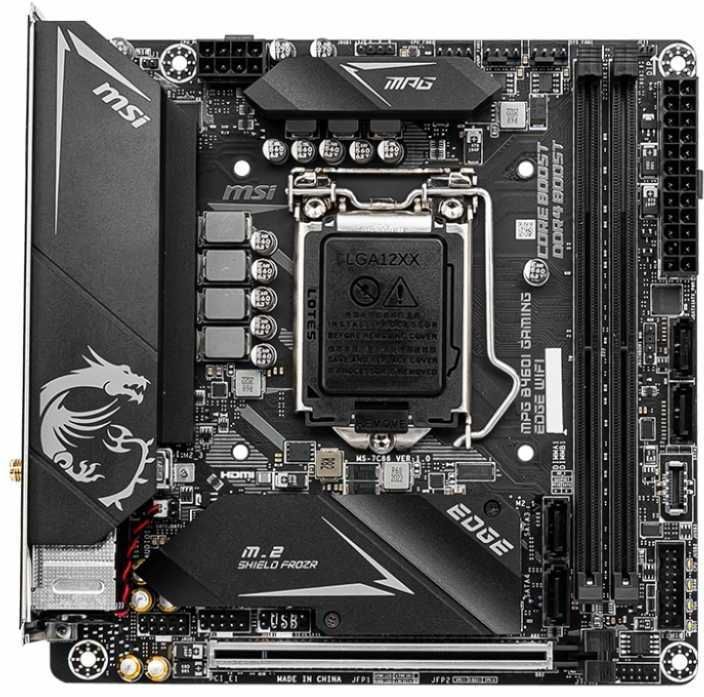 Материнская плата MSI MPG B460I Gaming EDGE Wifi
Материнская плата MSI MPG B460I Gaming EDGE Wifi