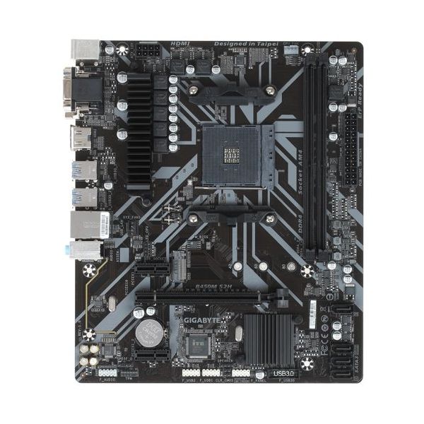 Материнская плата Gigabyte B450M S2H 1.1
Материнская плата Gigabyte B450M S2H 1.1