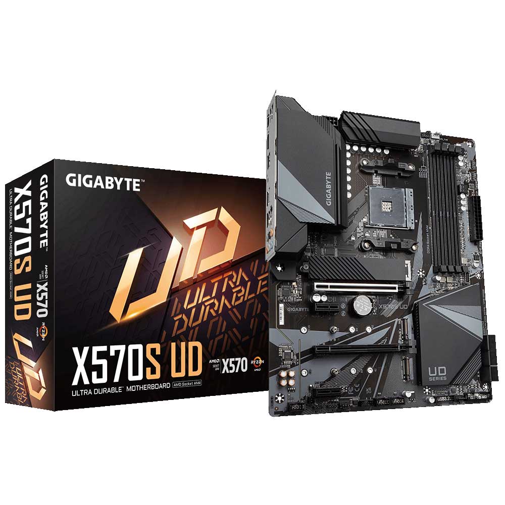Материнская плата Gigabyte X570 SAM4 ATX X570S UD
Материнская плата Gigabyte X570 SAM4 ATX X570S UD